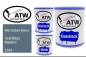 Preview: Mercedes-Benz, Teallitblau Metallic, 5353: 1L Lackdose + 1L Klarlack + 500ml Härter - Set, von ATW Autoteile West.